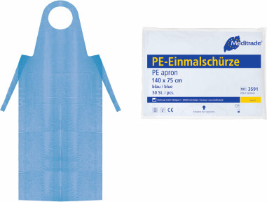 PE zástěra na jedno použití nesterilní
