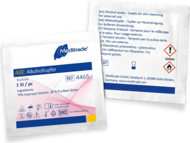 Alkoholové tampóny nesterilní