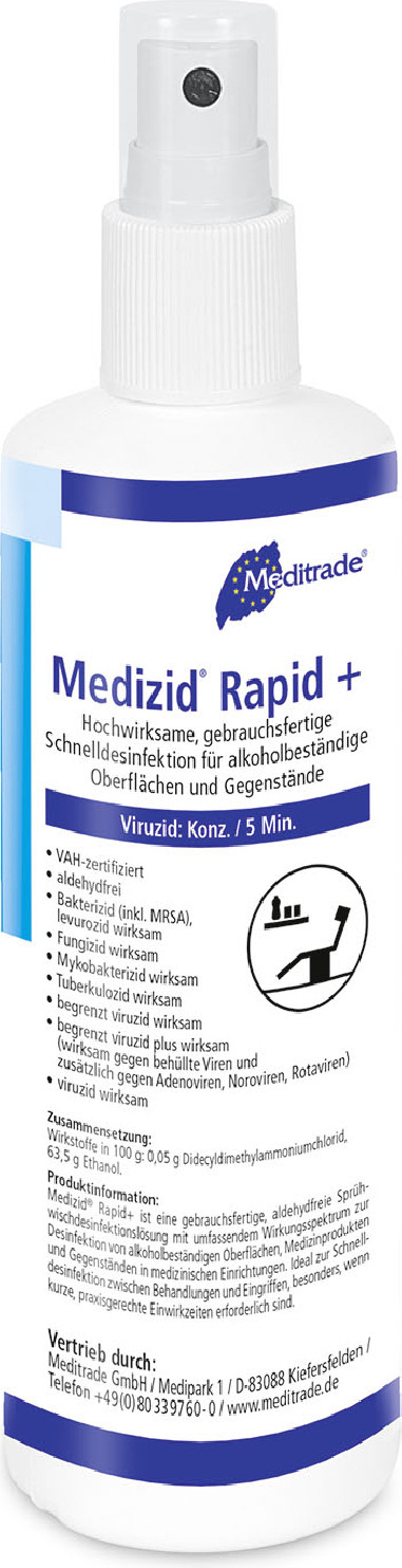Medizid® Rapid+ Dezinfekce povrchů na...