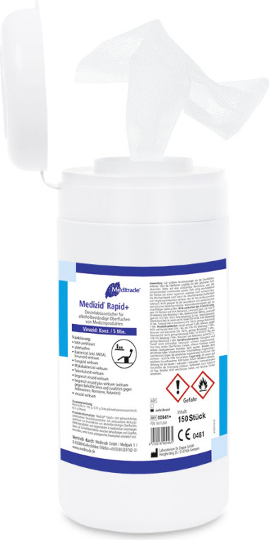 Medizid® Rapid+ Dezinfekční ubrousky