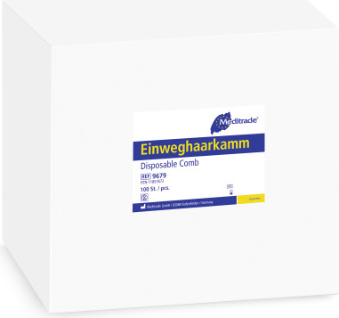 Jednorázový hřeben hnědý