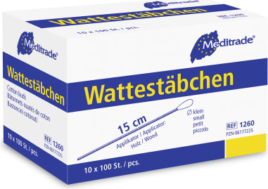 Vatové tyčinky, sterilní