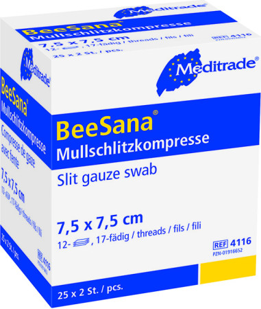 BeeSana® Gázový čtverec, sterilní - Y...